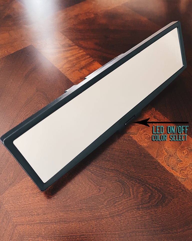 infinity led rear view mirror