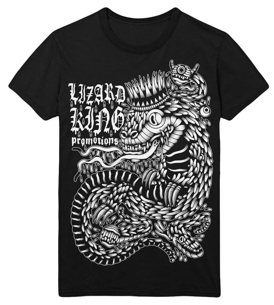 Image of The Doom Lizard T-Shirt (Black) 