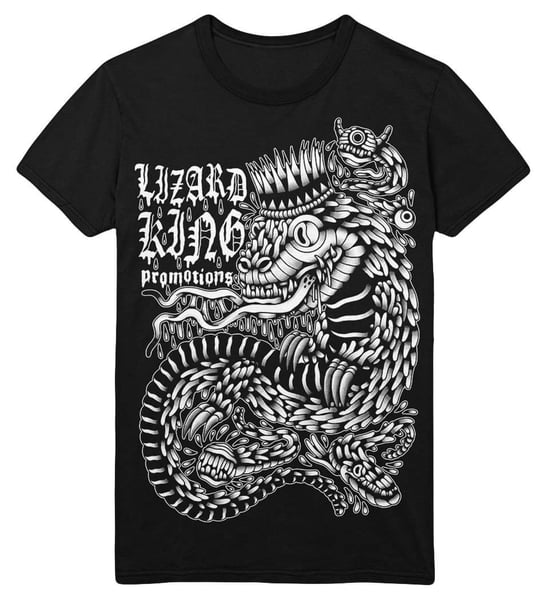 Image of The Doom Lizard T-Shirt (Black) 