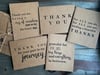 Gratitude- Bundle of Five