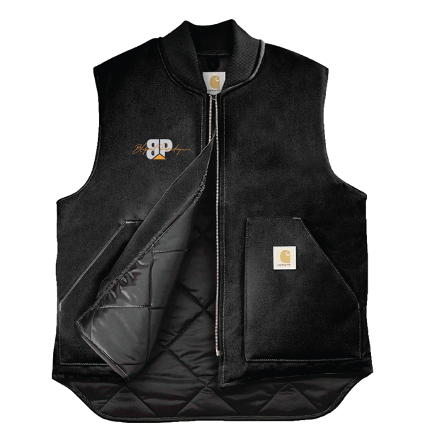 Image of Carhartt SUEDE VEST: BLACK