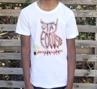 Stay Focused Tee (White/Black/Red)