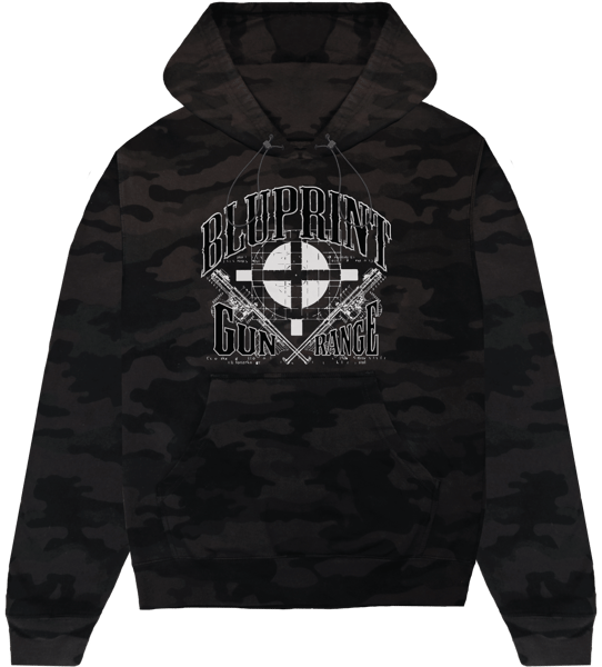 Image of Gun Range HOODIE: DARK CAMO