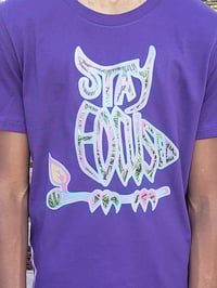 Stay Focused Tee (Purple Floral)