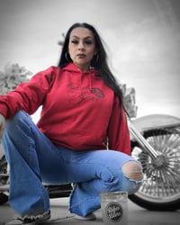 Firme Hyna™️ Red Hoodie