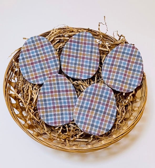 Image of Reusable Fabric Easter Eggs Set 2 