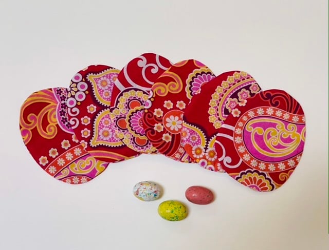 Image of Reusable Fabric Easter Egg Set 4