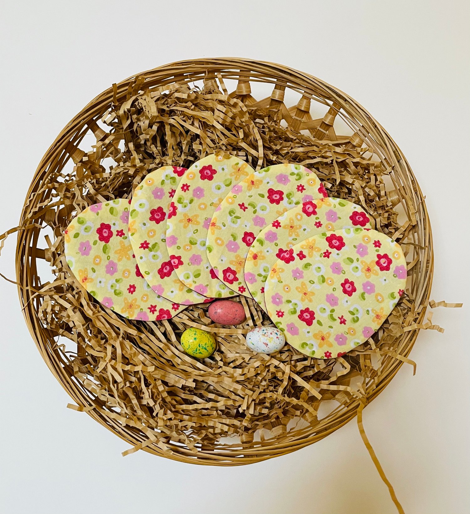 Image of Reusable Fabric Easter Egg Set 6