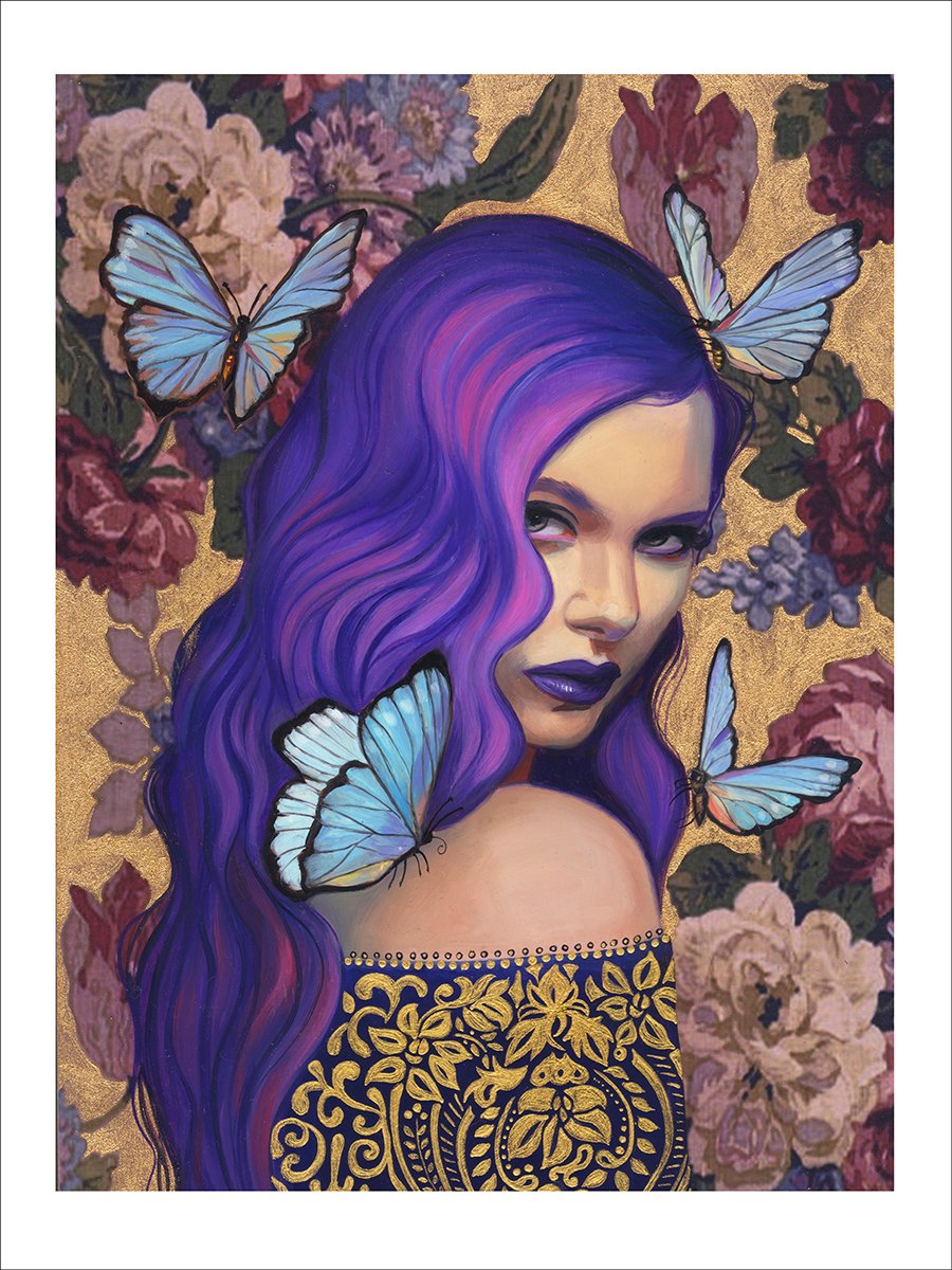 Image of "Papillon" Limited edition and hand embellished prints 