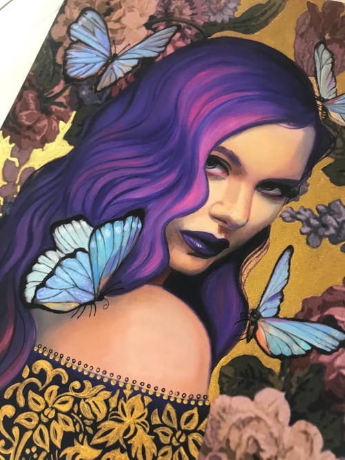 Image of "Papillon" Limited edition and hand embellished prints 