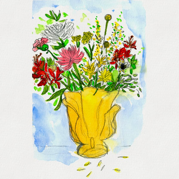 Image of Yellow Vase