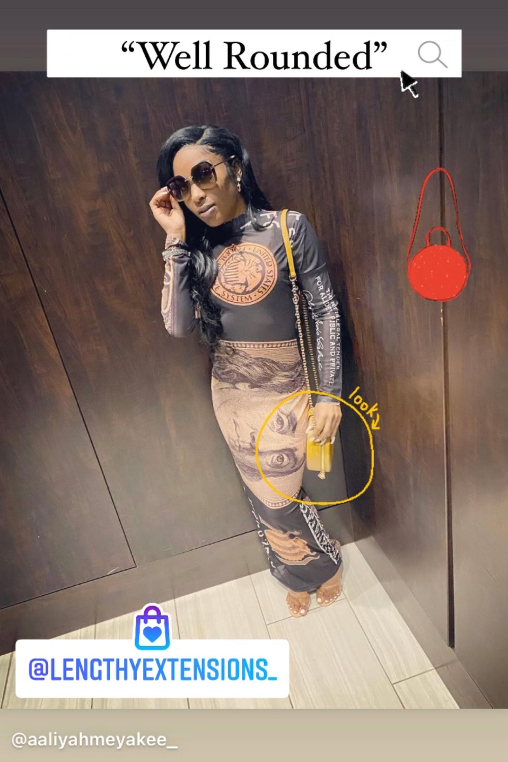 Image of “Well Rounded” Lengthy Lady Bags