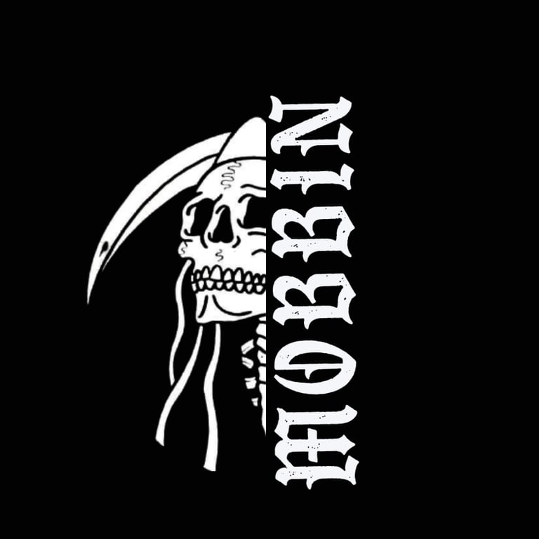 Mobbin skull decal 16