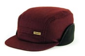 Image of Brixton Krooked Wool Cap - Burgundy