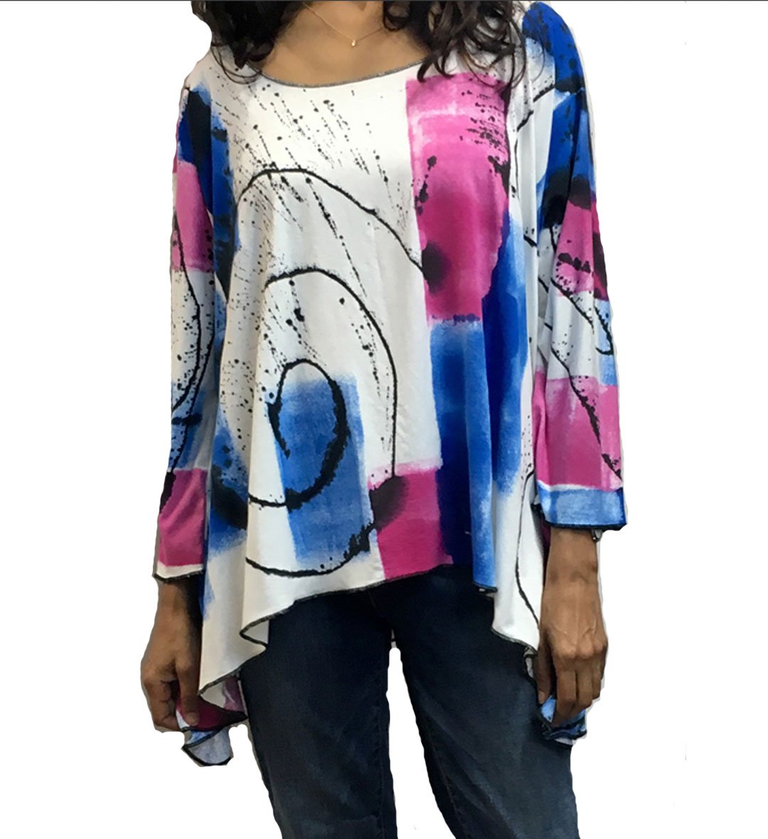 Image of Lisa Top - Rayon/Spandex - Hand Painted