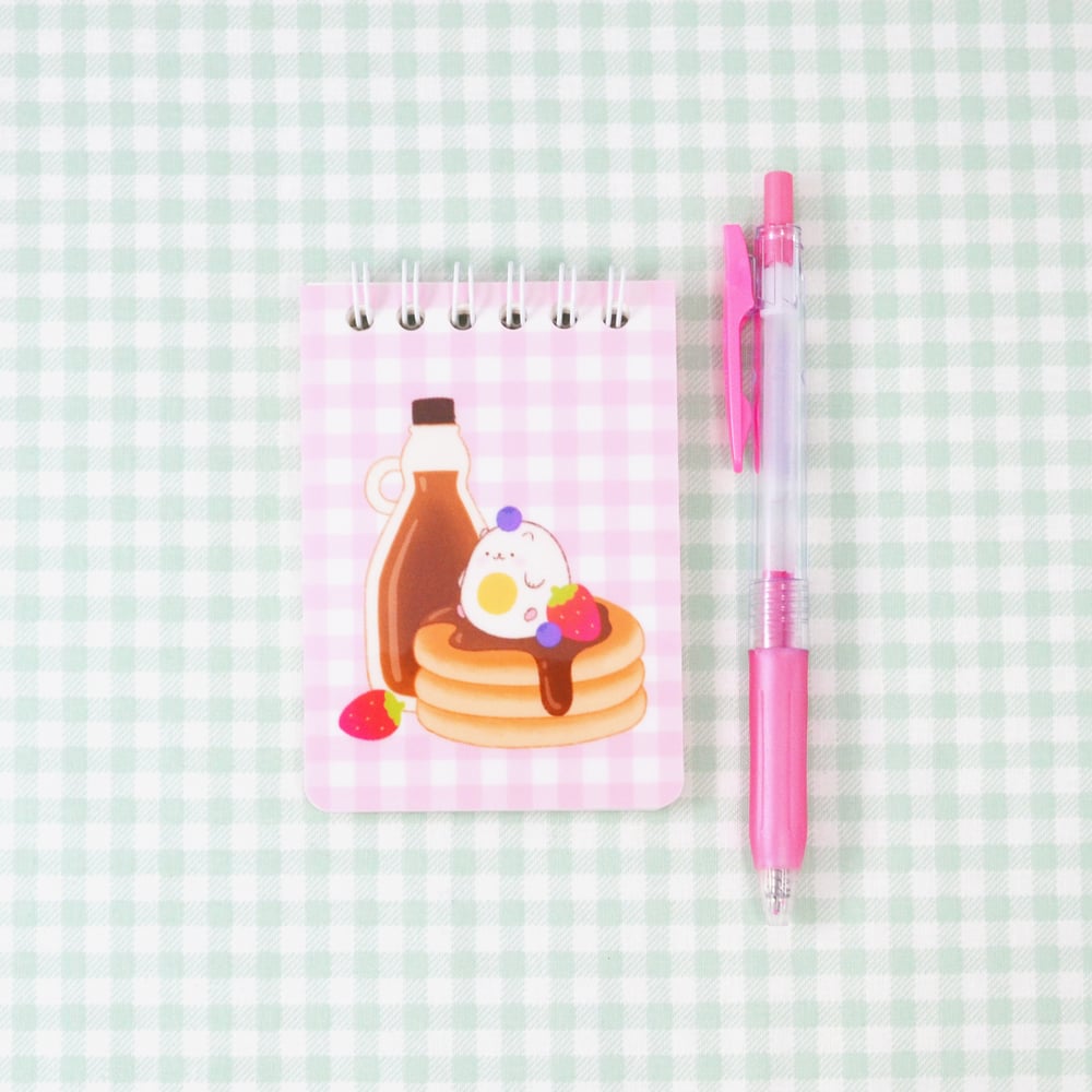  Sunny Breakfast Notepad - Pink