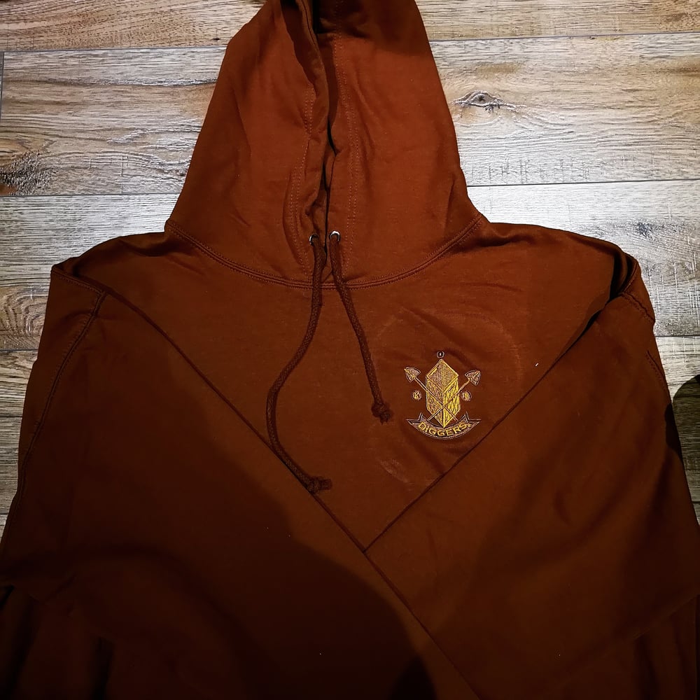 Image of Custom Hand Made Embroided Logo Hoodie