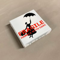 Image 2 of "Fragile" (Mary Poppins) Mini Canvas Edition of 4