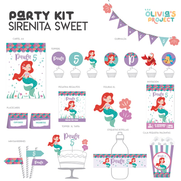 Image of Party Kit Sirenita Sweet