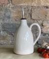 Stoneware Olive Oil Bottles in Various Glazes