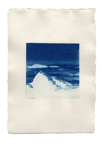 Cyanoprint "Homenaje a una ola"