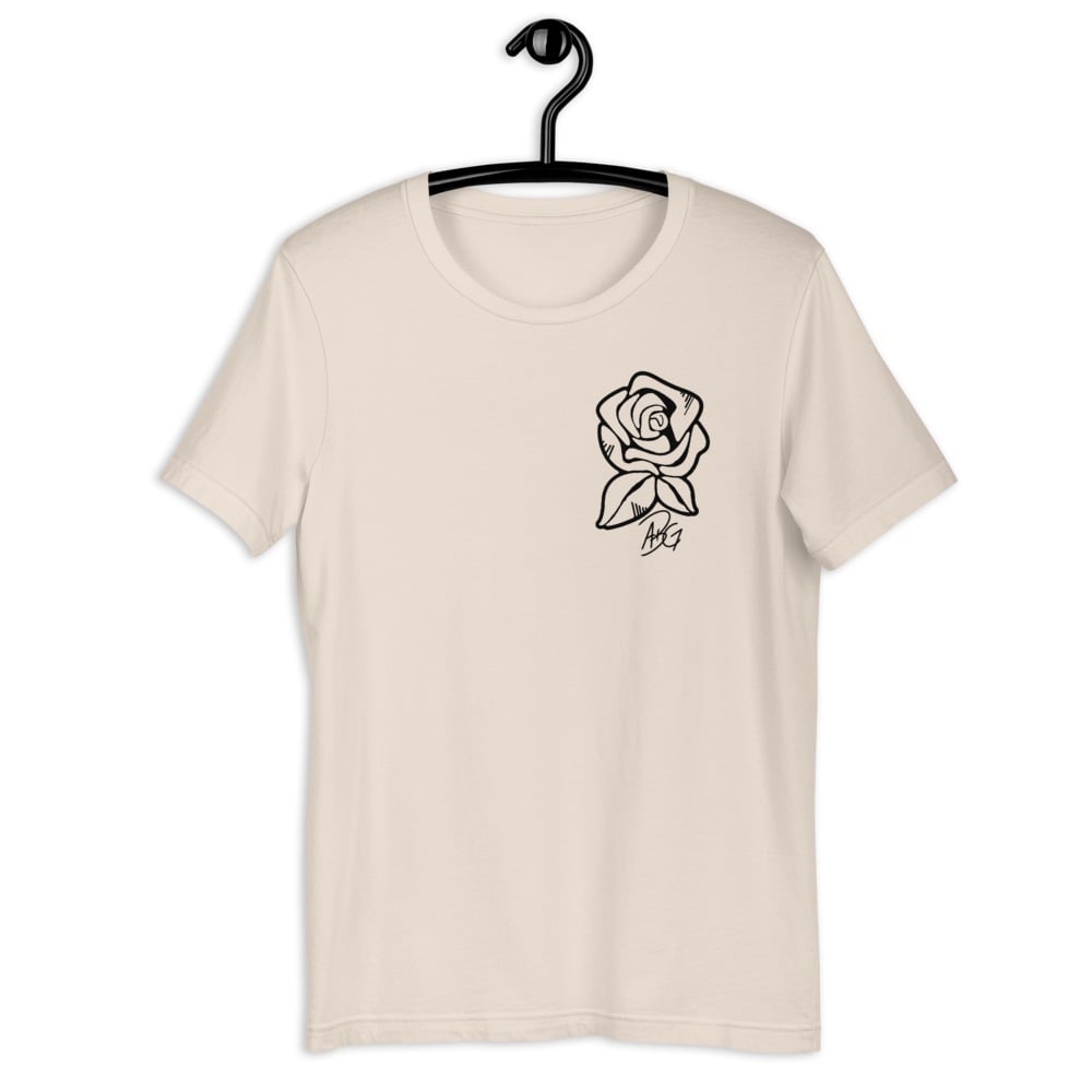 Image of Concrete Rose Cream T-shirt
