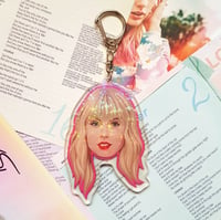 Image 2 of Taylor Swift Face Acrylic Keychain 