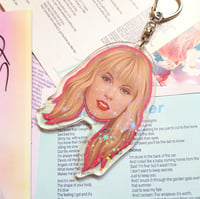 Image 4 of Taylor Swift Face Acrylic Keychain 