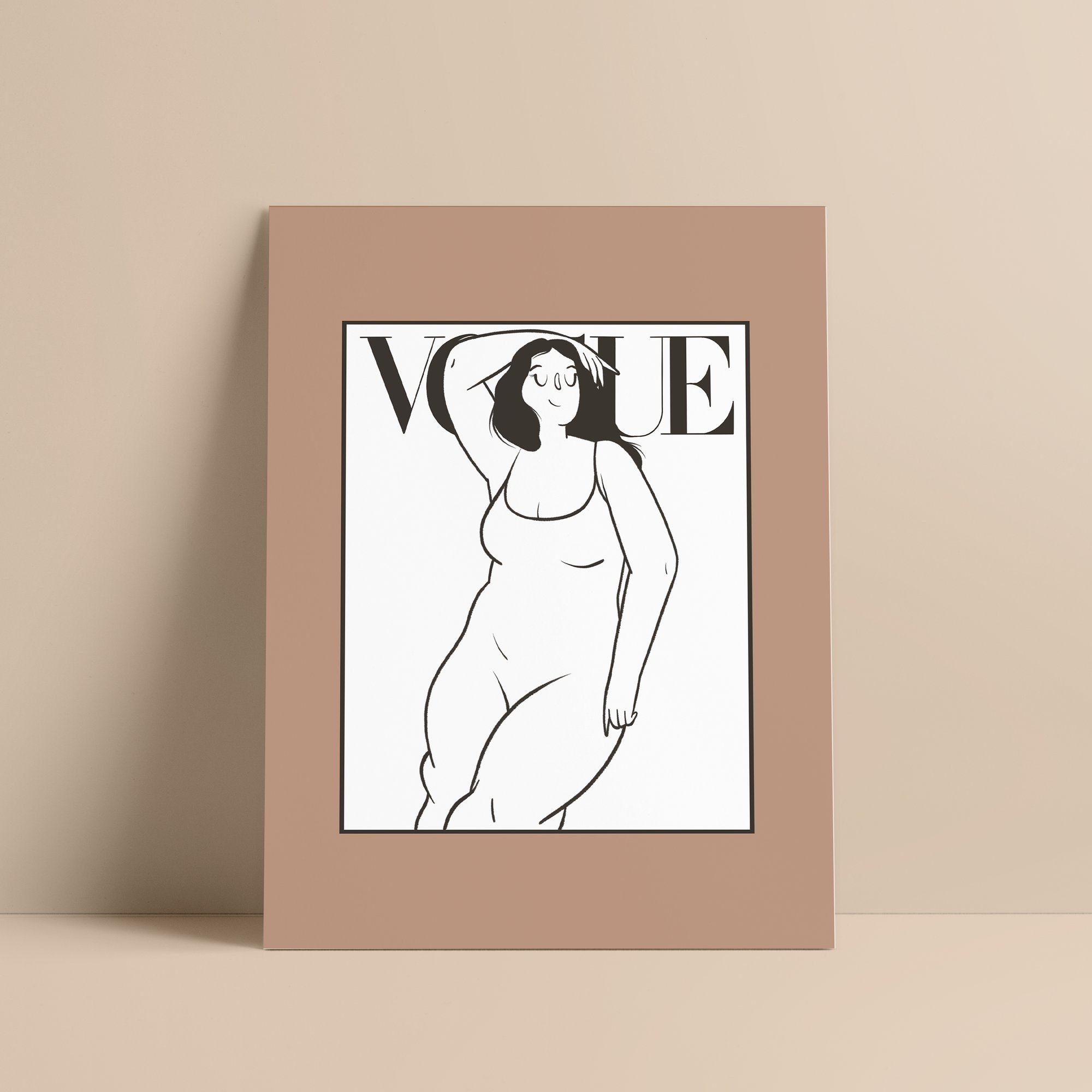 Image of VOGUE print