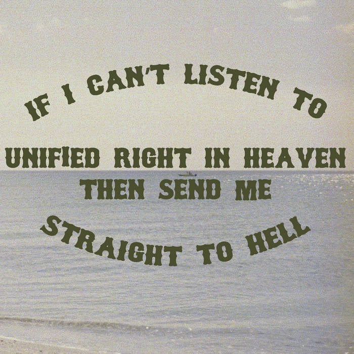 Image of Unified Right "If I Can't Listen To..." LP