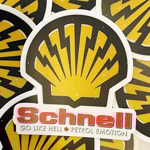 Image of Schnell Clear Backed Sticker