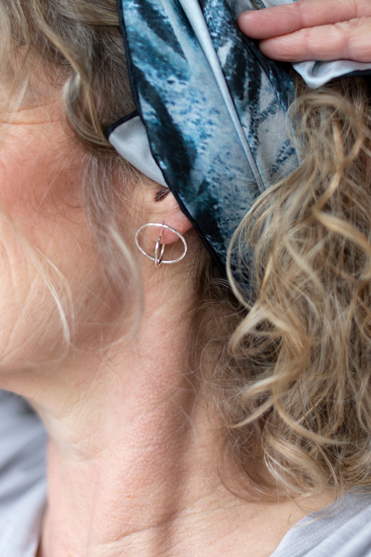 Image of Double hoop earrings