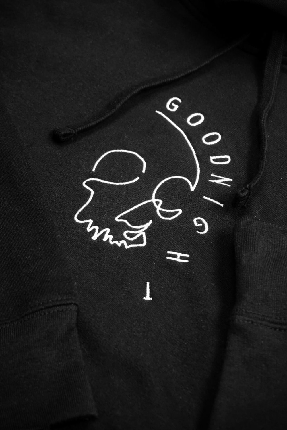 GOODNIGHT - EMBROIDERED HOODIE