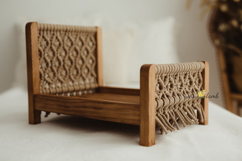 Image of « original macrame bed -NB up to sitters 5 mm - pre order »