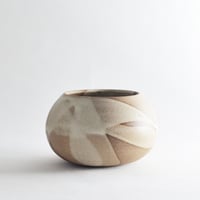 Image 2 of stoneware globe vessel