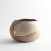 Image 4 of stoneware globe vessel