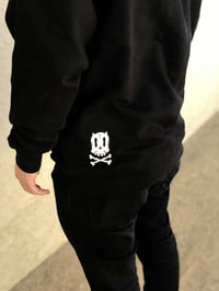 Image 2 of Skull & Crks bones blk hoodie