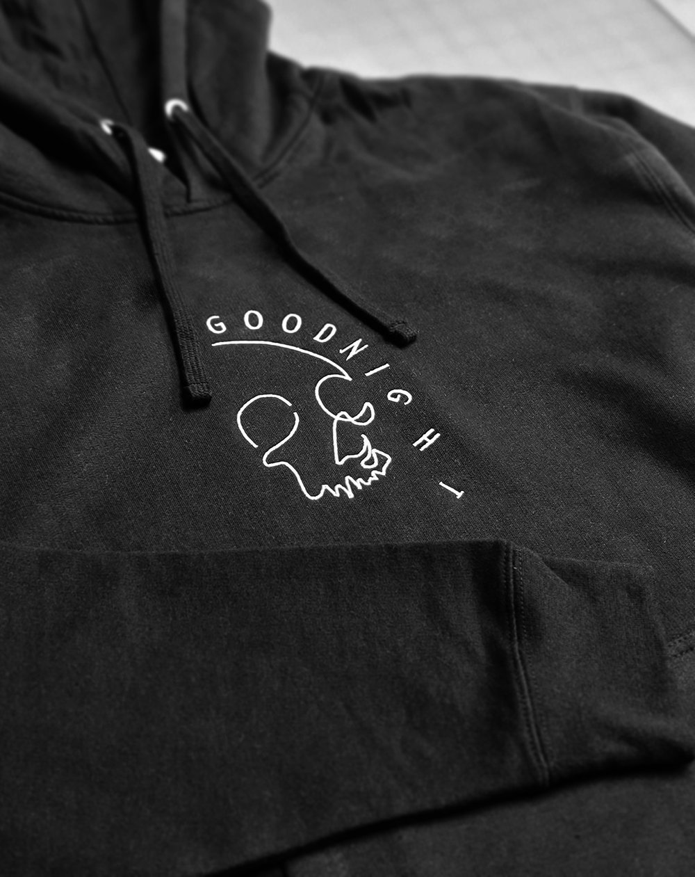 GOODNIGHT - EMBROIDERED HOODIE