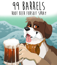Image 1 of 99 Barrels - 2 oz fursuit spray, Root Beer scent