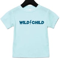 Image 2 of WILD CHILD TEE (ICE BLUE)