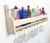 Wall mounted gin bar/wine rack