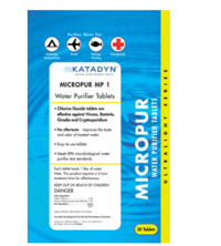 Katadyn Micropur MP1 Water Purification Tablets: Pack/30v 