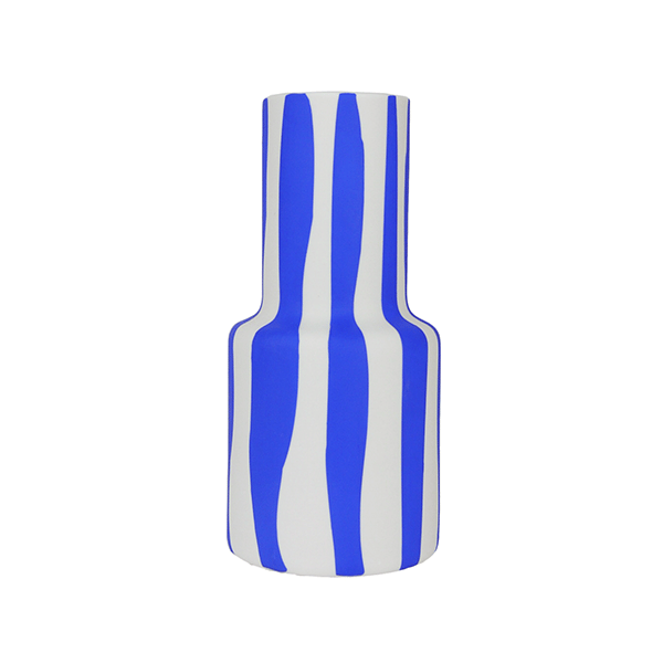 Image of Hand Painted Epoca Vase - Wavy