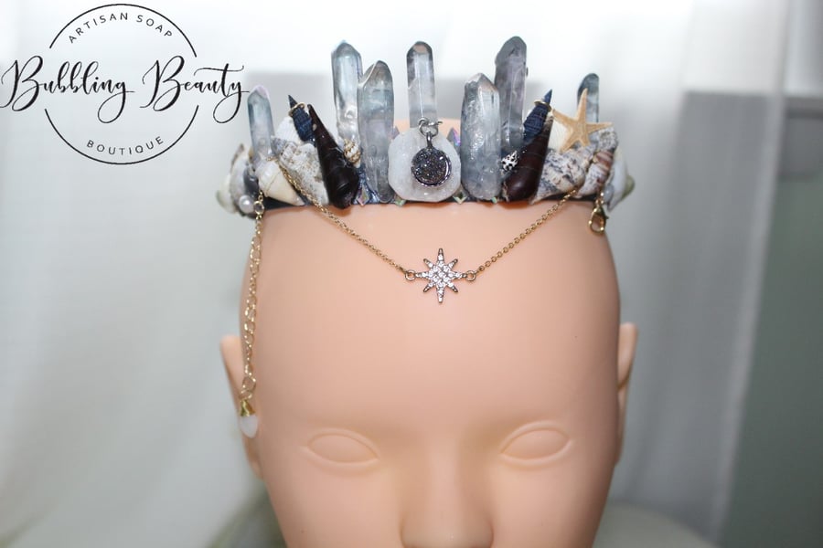 Image of Midnight Crystal Goddess Crown 