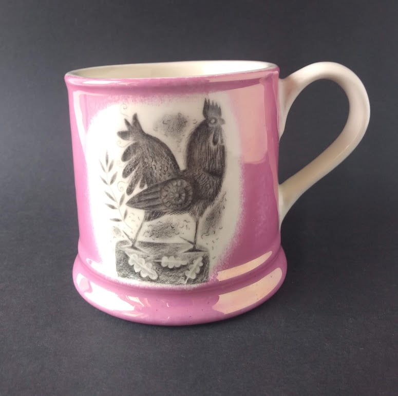 Sheep and cockerel mug - World of Wonders