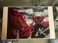 Image 2 of Spawn Custom Blank 300 colored 11" x 17" Print 