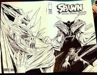Image 3 of Spawn Custom Blank 300 colored 11" x 17" Print 