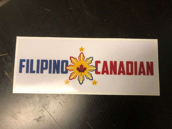 Image of Filipino Canadian Bumper Sticker