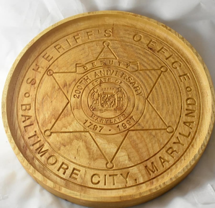 Image of Baltimore City Sheriff's tray