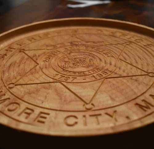 Image of Baltimore City Sheriff's tray